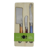 Laguiole Set of 3 Cheese Knives | Multi Color