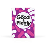 Good 'n' Plenty Card