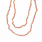 Rosemary Extra Long Necklace | Red