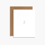 Gold Wishbone Card