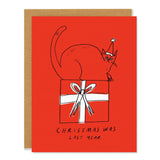 Christmas Was Last Year Card