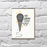 Your Birthday is Always a Hit Card