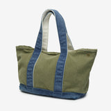 Newport Tote | Olive + Navy