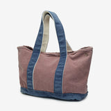 Newport Tote | Burgundy + Navy