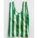 Big Baggu | Green Painted Stripe