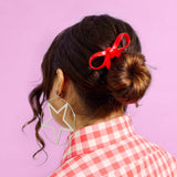 Large Bow Hairpin | Cherry