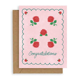 Rose Congrats Card