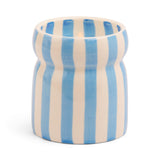 Cabana Stripe 6.5 oz Candle | Lost At Sea Blue