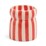 Cabana Stripe 6.5 oz Candle | Hibiscus Bay Red