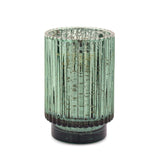 12 oz Green Mercury Glass Candle | Cypress + Fir