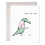 Alligator Hard Day Card