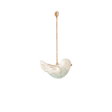 Metal Ornament | Green Dot Bird