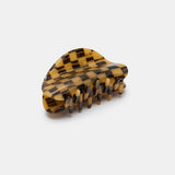 Checker Claw Clip | Mocha
