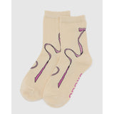 Crew Sock | Pink Bow