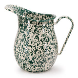 Splatter Large Pitcher | Green + Cream