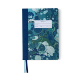 Soft Cover Journal | Teal Marbling