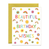 Rainbows Birthday Wishes Card