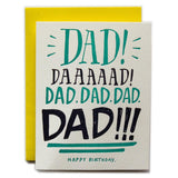 Dad Yelling Card