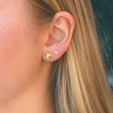 Sea Turtle Stud Earrings | 18K GV