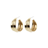 Sahara Ridge Hoop Earrings | Bronze Small