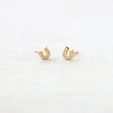 Opal Horseshoe Stud | 18K GV