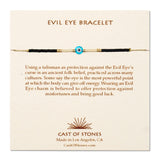 Evil Eye Bracelet | Turquoise + White