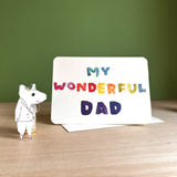 Paint Letters Dad Card