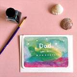 Wonderful Dad Sky Card