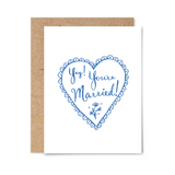 Yay You're Married Card