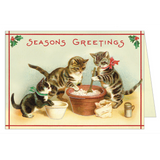 Christmas Cats Baking Card