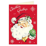 Christmas Greetings Santa Card