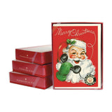 Telephone Santa Christmas Boxed Notes