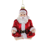 Yoga Santa Ornament