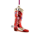 Rhinestone Cowboy Boot Ornament