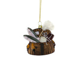 Vintage Fishing Creel Ornament
