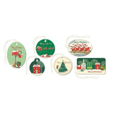 Vingtage Christmas Glitter Gift Tags