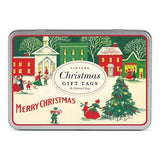 Vingtage Christmas Glitter Gift Tags