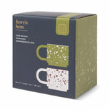 The Simon Espresso Cups | Green + Cream
