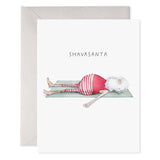 Yoga Santa Holiday Card