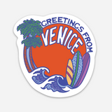 Die-Cut Sticker | Greetings from Venice