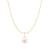 Bon Bon Rae Charm Necklace | Mother of Pearl