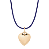 Aurelie Silk Cord Necklace | Deep Sea