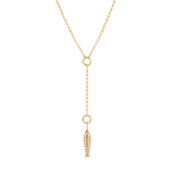 Goldie Vienna Lariat Charm Necklace