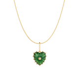 Isabel Heart Rae Necklace | Jade