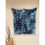 Hand-dyed Baby Blanket | Blue Galaxy