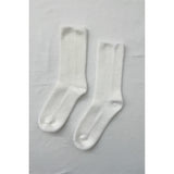 Extended Cloud Socks | Classic White