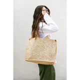 Delfina Raffia Market Bag | Natural