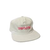 Venice Cord Trucker | White + Pink