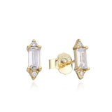 Baguette Studs | CZ