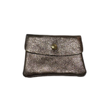 Metallic Mini Coin Wallet | Antique Gold